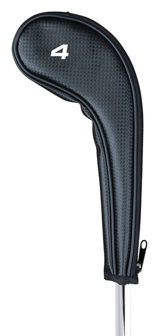 Masters Golf Deluxe Graph Iron Cover 4-Sw copriferri, nero