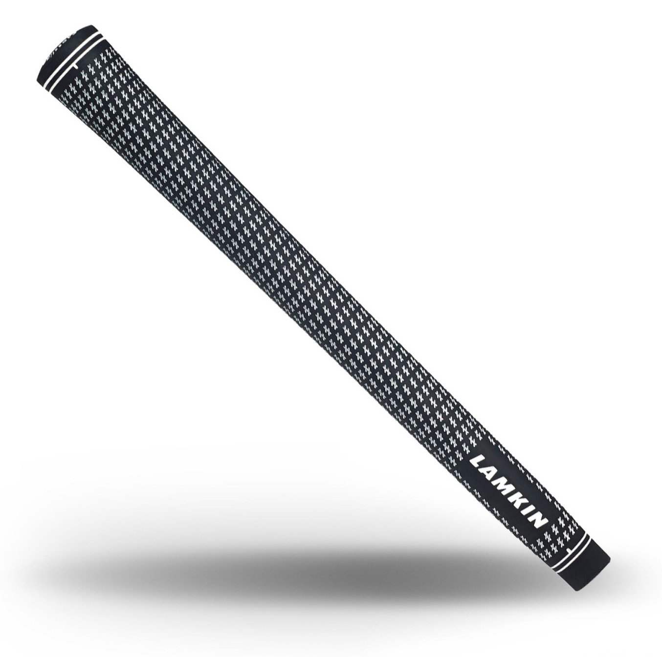 Lamkin Crossline Gents Classic .580 Round grip da uomo, nero/bianco, OVERSIZE