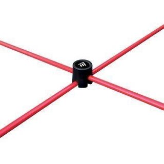 Masters Golf Masters Drill-Stix bastoncini di allineamento per allenamento, 2 pz, rosso