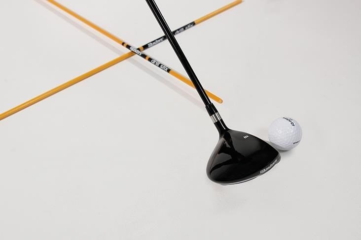 Masters Golf Masters Drill-Stix bastoncini di allineamento per allenamento, 2 pz, rosso