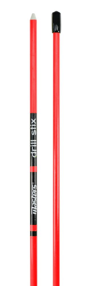 Masters Golf Masters Drill-Stix bastoncini di allineamento per allenamento, 2 pz, rosso