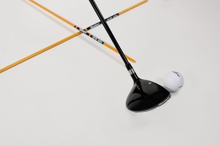 Masters Golf Masters Drill-Stix Bacchette di allineamento per allenamento, 2 pz, bianco