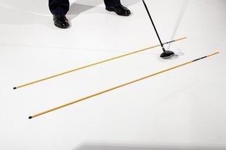 Masters Golf Masters Drill-Stix Bacchette di allineamento per allenamento, 2 pz, bianco