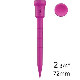 Lignum Tee 72mm (2 3/4") 12pack punchy pink tee