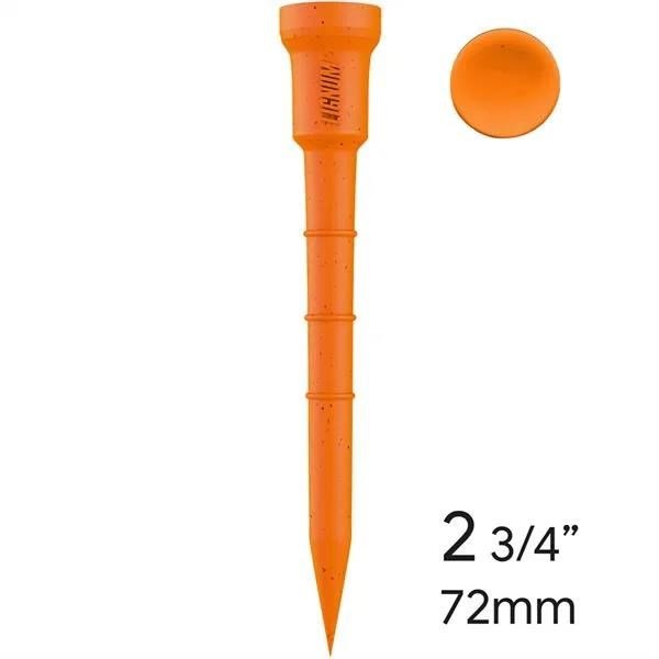 Lignum Tee 72mm (2 3/4") 12pack spinning orange
