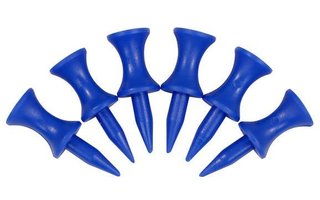 Masters Graduated Castle tee in plastica 37mm (1 1/2"), 30 tee, blu