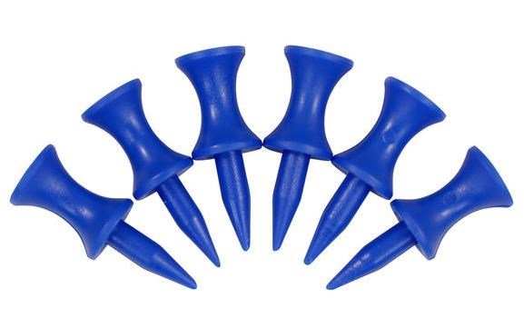 Masters Graduated Castle tee in plastica 37mm (1 1/2"), 30 tee, blu