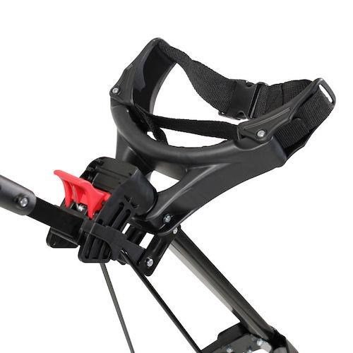 Masters 5 Series carrello da golf manuale a 3 ruote, bianco
