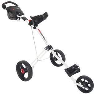 Masters 5 Series carrello da golf manuale a 3 ruote, bianco