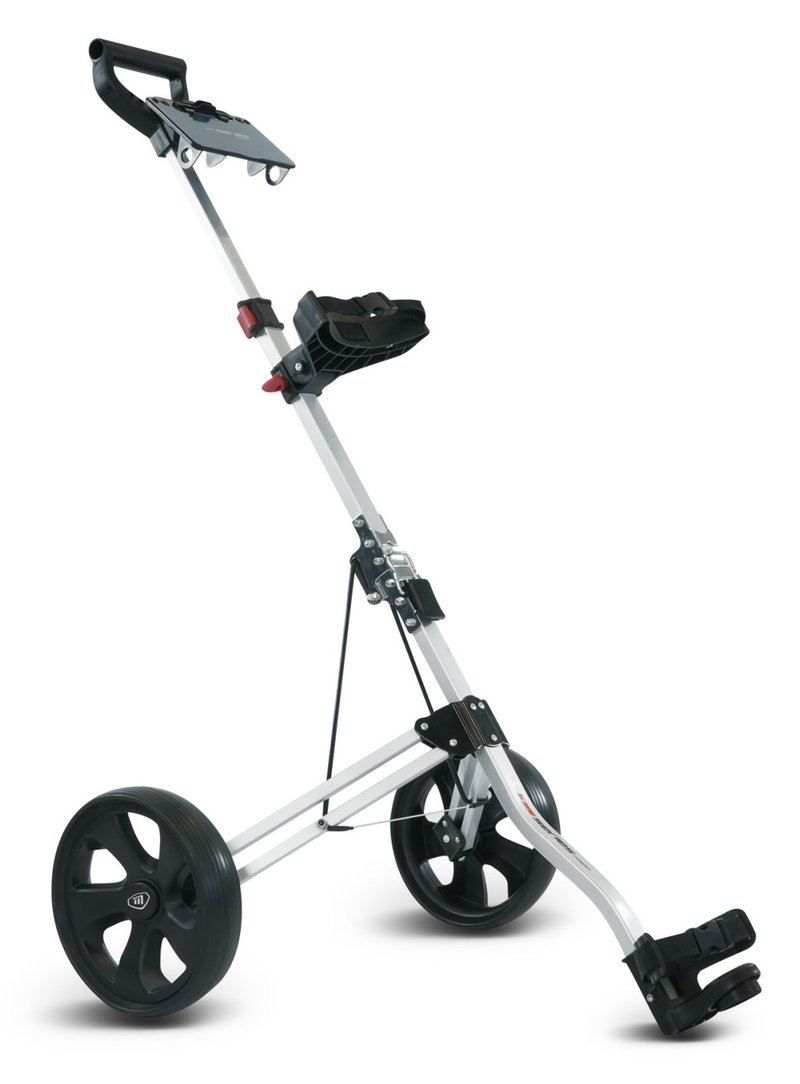 Masters Golf 5 Series Compact 2 Wheel carrello manuale, argento