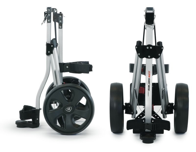 Masters Golf 5 Series Compact 2 Wheel carrello manuale, argento