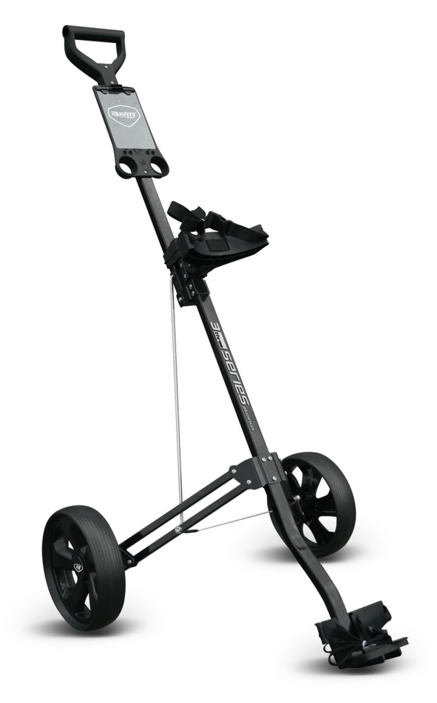 Masters Golf 3 Series Aluminium carrello manuale, nero