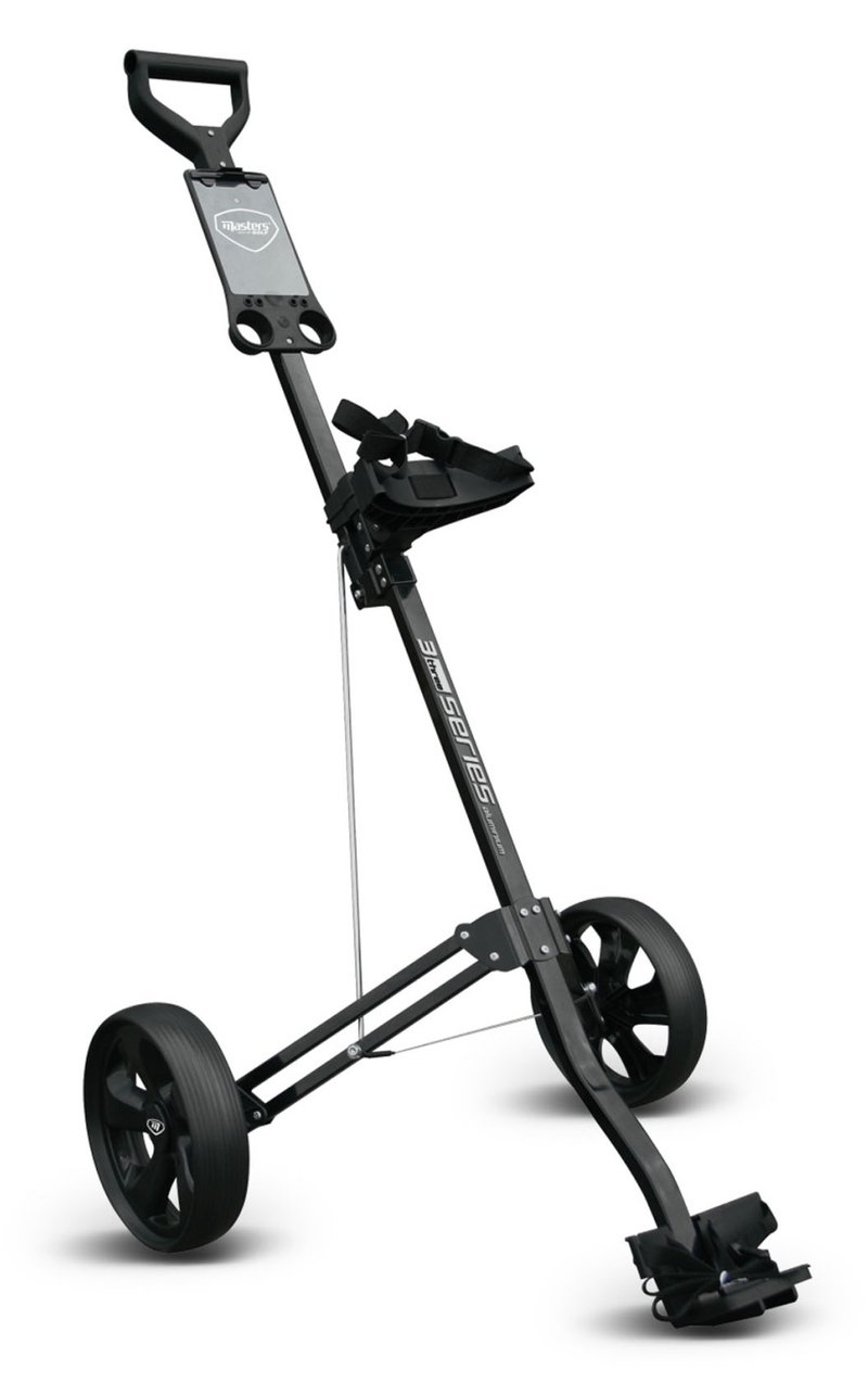 Masters Golf 3 Series Aluminium carrello manuale, nero