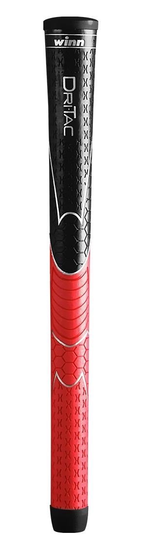 Winn Dri-Tac grip nero/rosso, standard