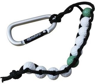 Masters Golf Masters Bead Stroke Counter, bianco/verde