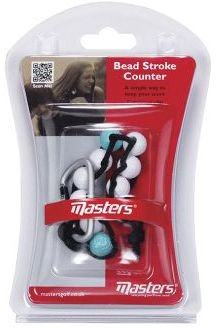 Masters Golf Masters Bead Stroke Counter, bianco/verde