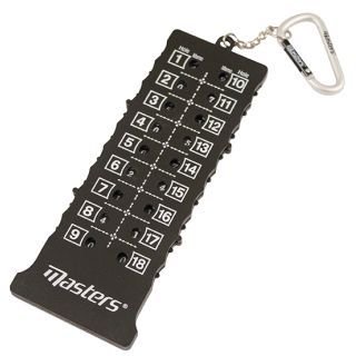 Masters Score Card Counter, nero
