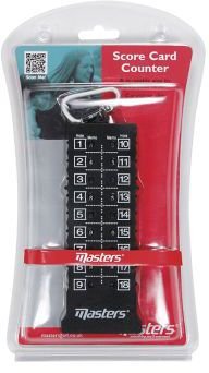 Masters Score Card Counter, nero