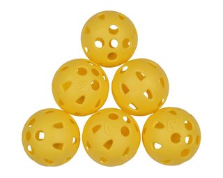 Masters Golf Airflow XP palline da golf da allenamento, gialle
