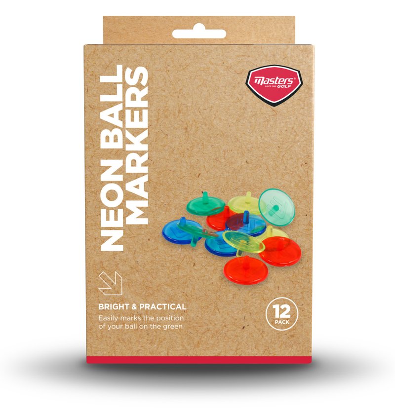 Masters Golf Neon Ball Markers (12 pack) segnapalla