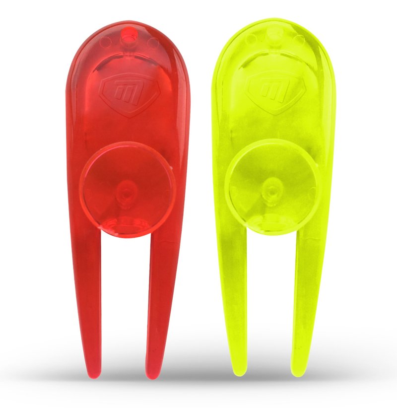 Masters Golf Neon PitchFork & Ball Markers (2 pack)