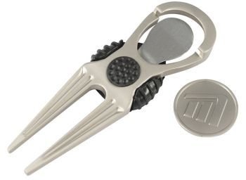 Masters Golf Masters Deluxe Pitchfork With Marker segnaposto, argento