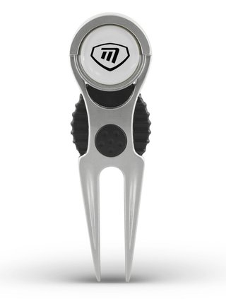 Masters Golf Deluxe Pitchfork With Marker segnaposto, argento