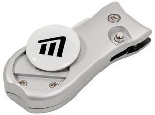 Masters Golf Switchblade Style Pitchfork segna-buche, argento
