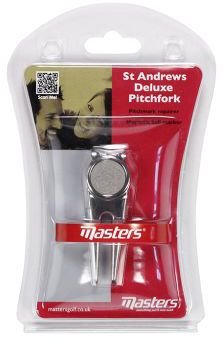 Masters Golf Masters St Andrews Deluxe pitchfork segnaposto, argento