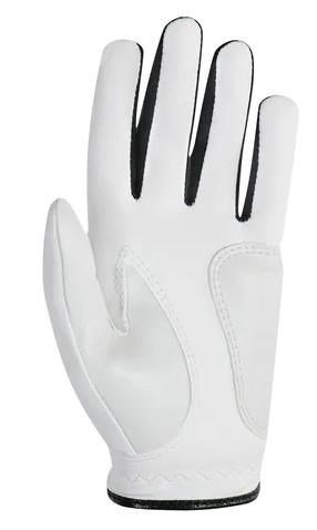 Footjoy FJ Junior 18 guanto da golf per bambini, bianco/nero