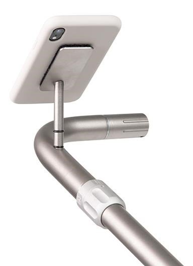 JuCad Velcro supporto smartphone, titanium