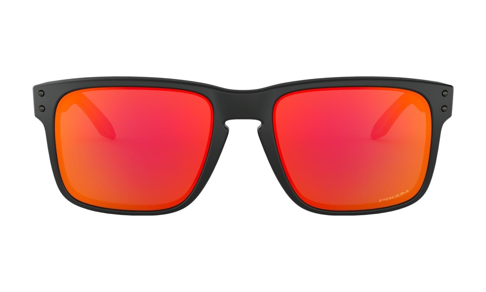 Oakley Holbrook Prizm Ruby occhiali da sole uomo, Matte Black