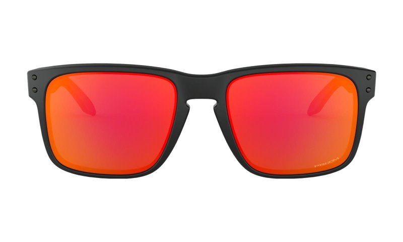 Oakley Holbrook Prizm Ruby occhiali da sole uomo, Matte Black