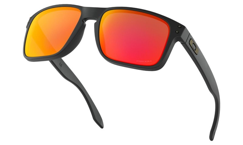 Oakley Holbrook Prizm Ruby occhiali da sole uomo, Matte Black