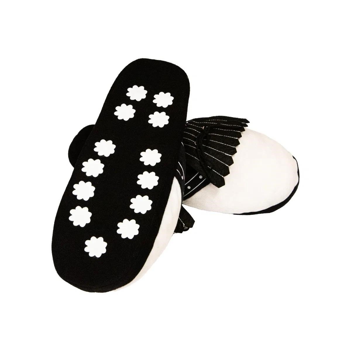Longridge Golf Slippers (flaps) L scarpe da golf, nero/bianco