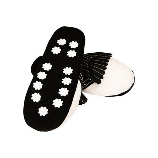 Longridge Golf Slippers (flaps) L scarpe da golf, nero/bianco