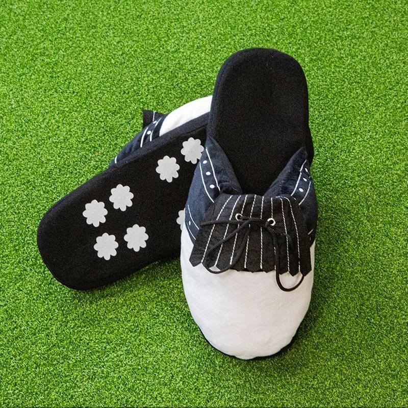 Longridge Golf Slippers (flaps) L scarpe da golf, nero/bianco