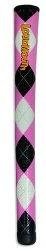 Loudmouth Swing Pink & Black Argyle grip Standard