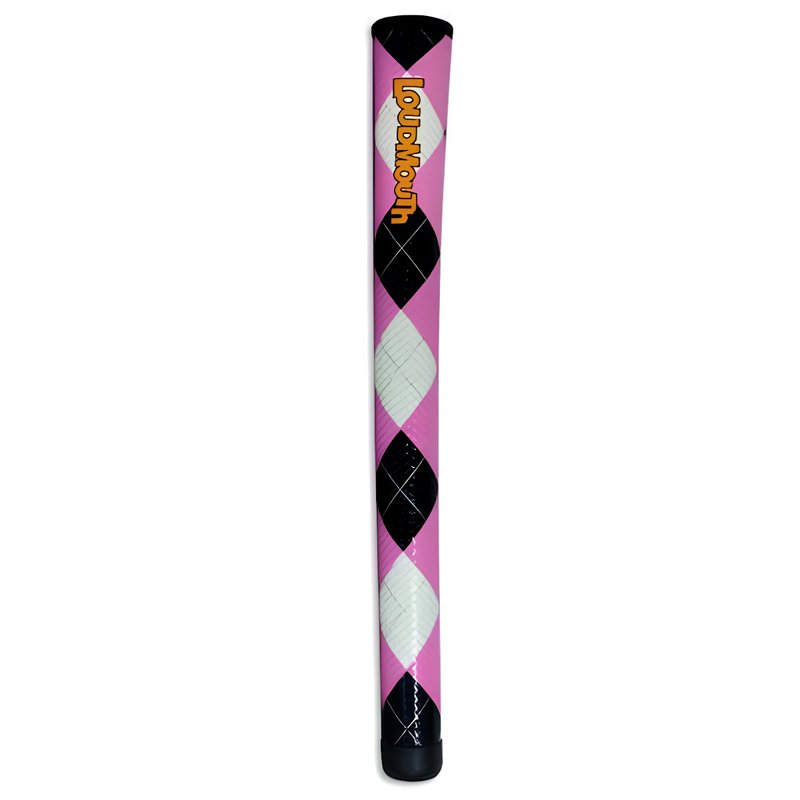 Loudmouth Swing Pink & Black Argyle grip Standard