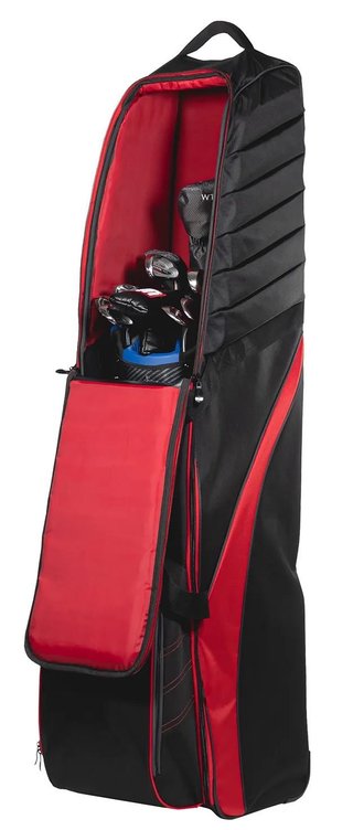 Bag Boy T-750 travel bag, nero/rosso