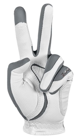 Zoom Zoom Weather guanto da golf donna, bianco/argento