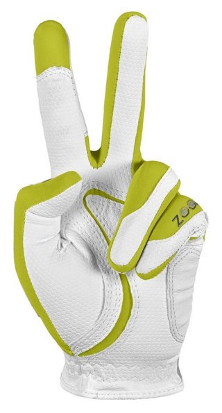 Zoom Zoom Weather guanto da golf donna, bianco/lime