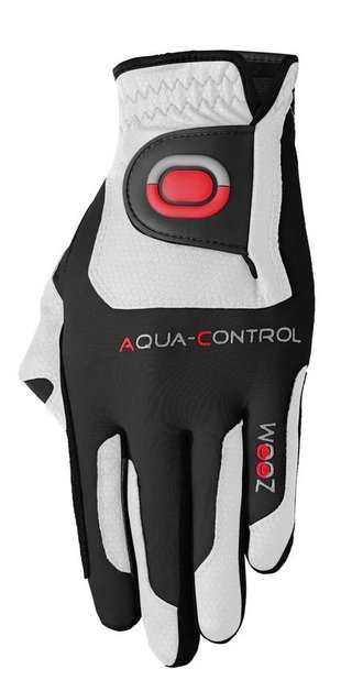 Zoom Zoom Aqua Control guanto da golf uomo, bianco/nero/rosso