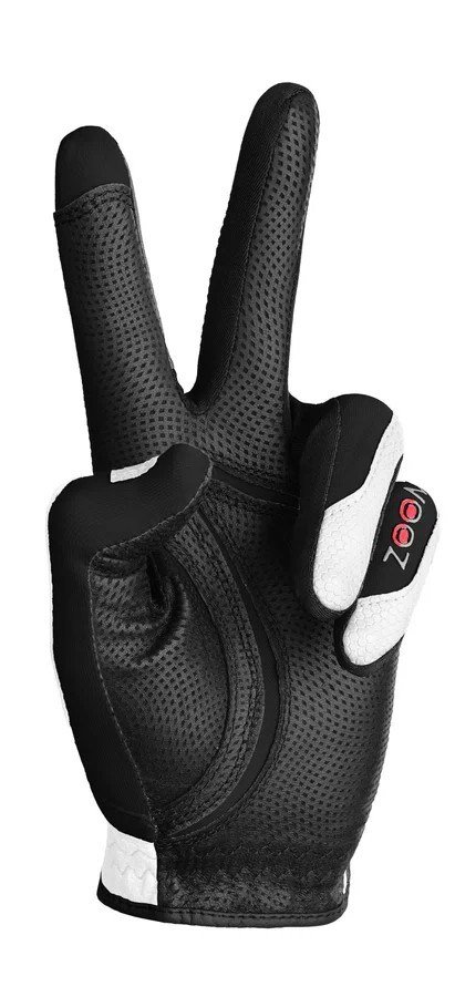 Zoom Zoom Aqua Control guanto da golf uomo, bianco/nero/rosso