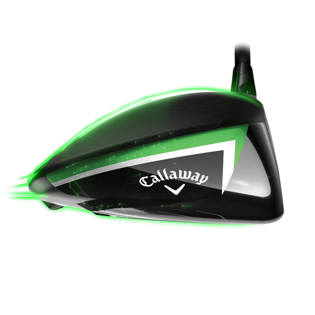 Forma aerodinamica Callaway Elyte X per la velocità dello swing