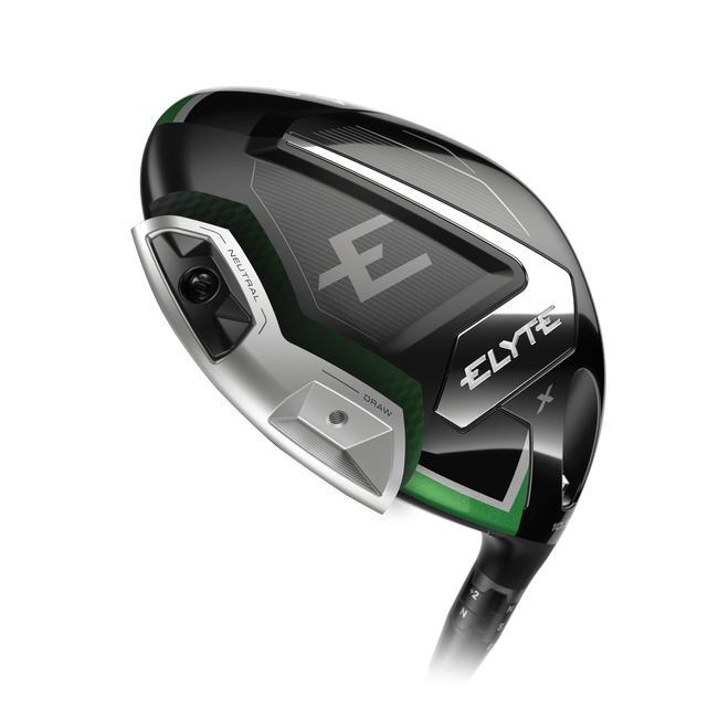 Sistema di pesi discreti Callaway Elyte X con impostazioni neutre e di draw
