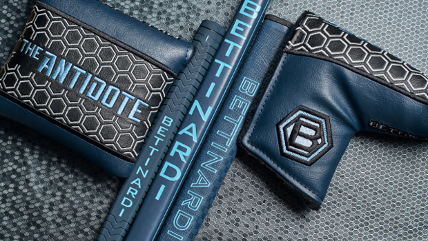 Componenti premium serie Bettinardi Antidote — shaft, grip e copritesta