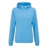 Ping Rhona Textured Hooded Midlayer in Infinity Blue — vista frontale