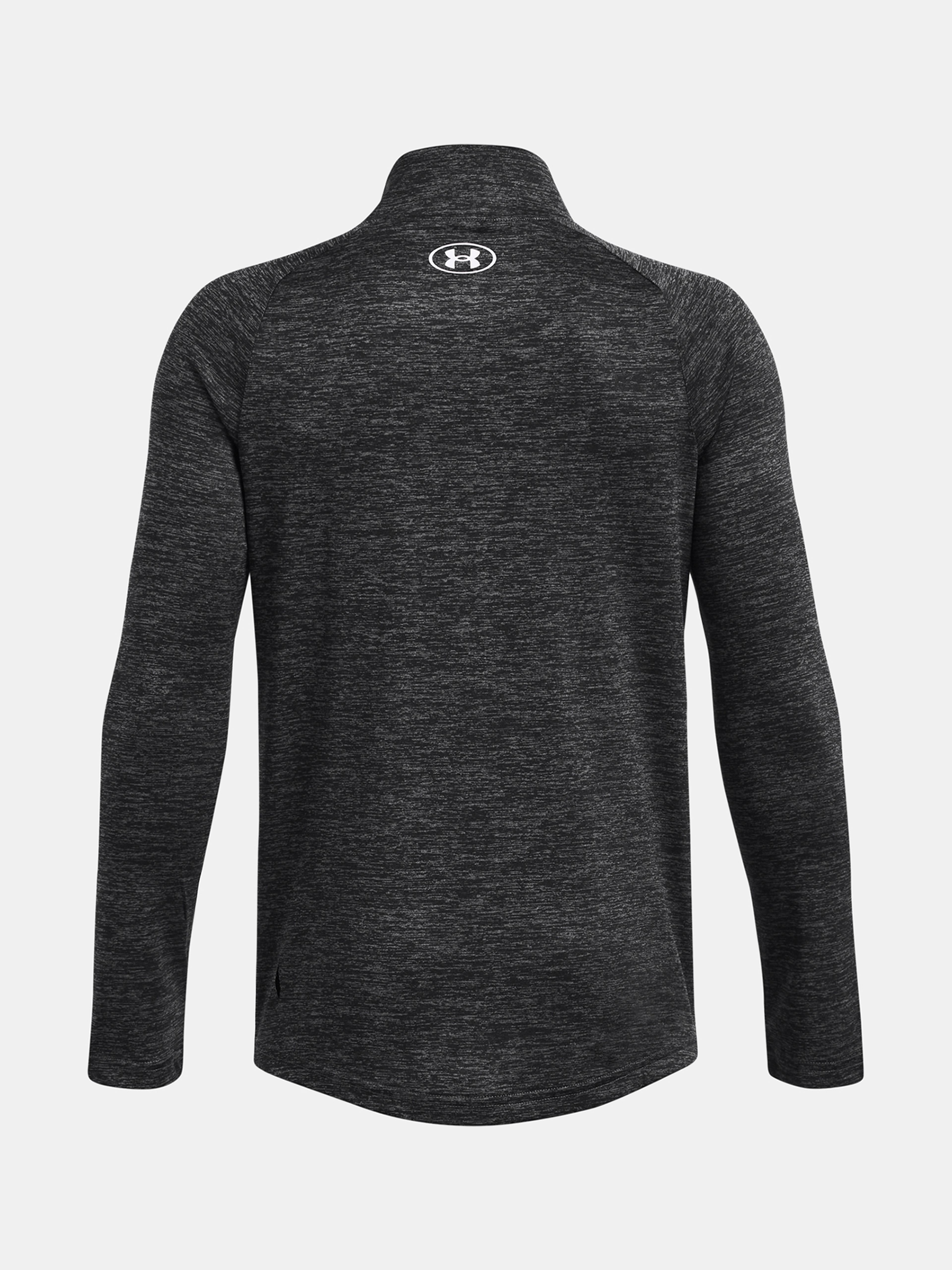 Felpa da ragazzo Under Armour Tech 2.0 1/2 Zip grigia vista laterale