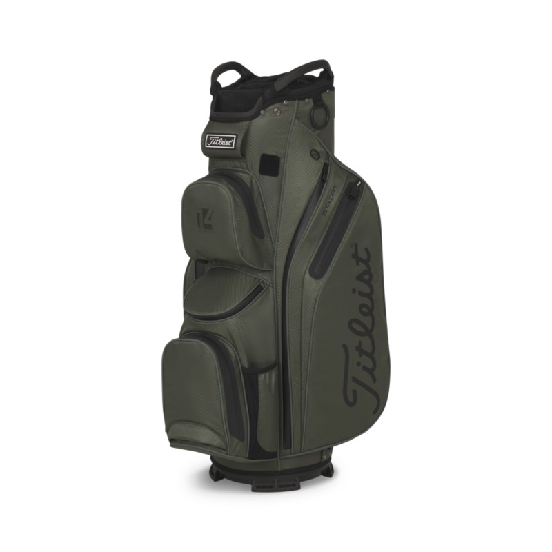 Sacca da carrello Titleist Cart 14 StaDry nella colorazione Cypress/Black/Black